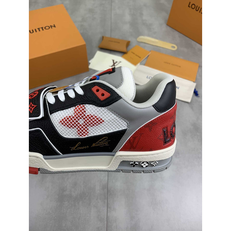 l**is V*t*n lv trainer red grey black