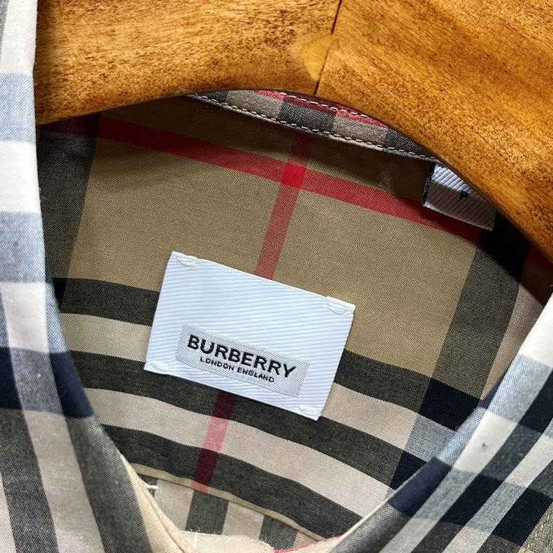 B**rry check cotton shirt