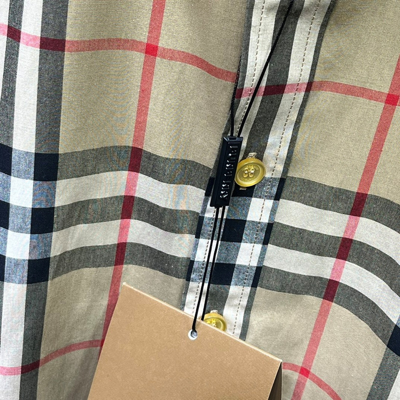 B**rry check cotton shirt