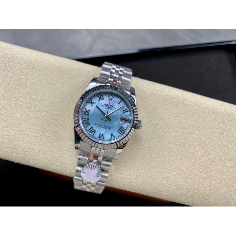 Rolex Datejust Blue Silver