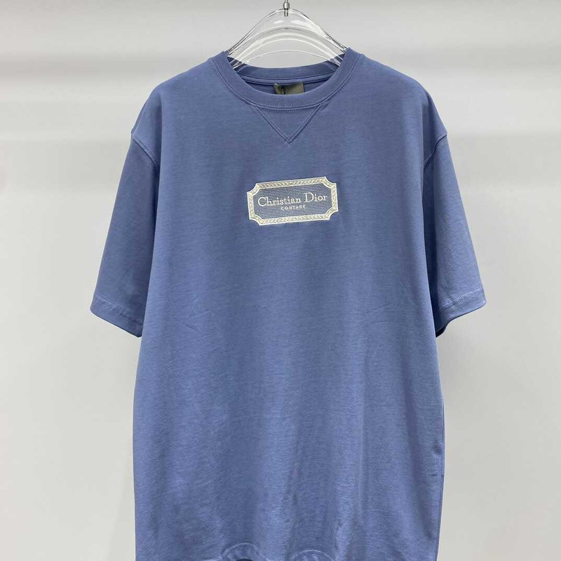 D*or logo printed t-shirt in blue
