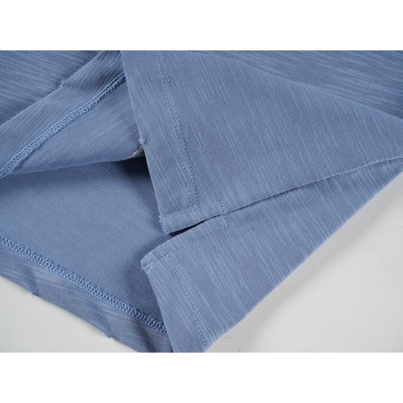 D*or oversized t-shirt slub cotton jersey navy blue