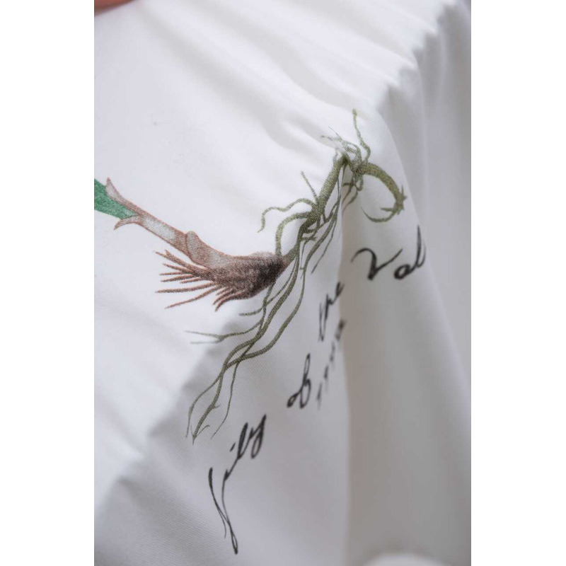 D*or handwritten ch**an t-shirt relaxed fit white cotton jersey