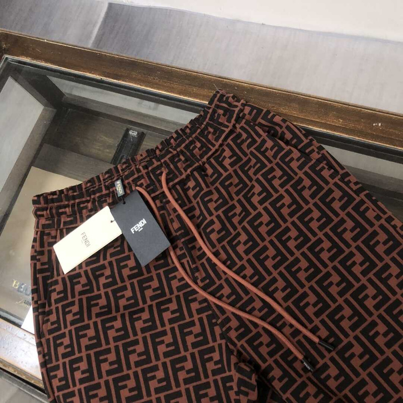 F**di bermuda shorts red-brown