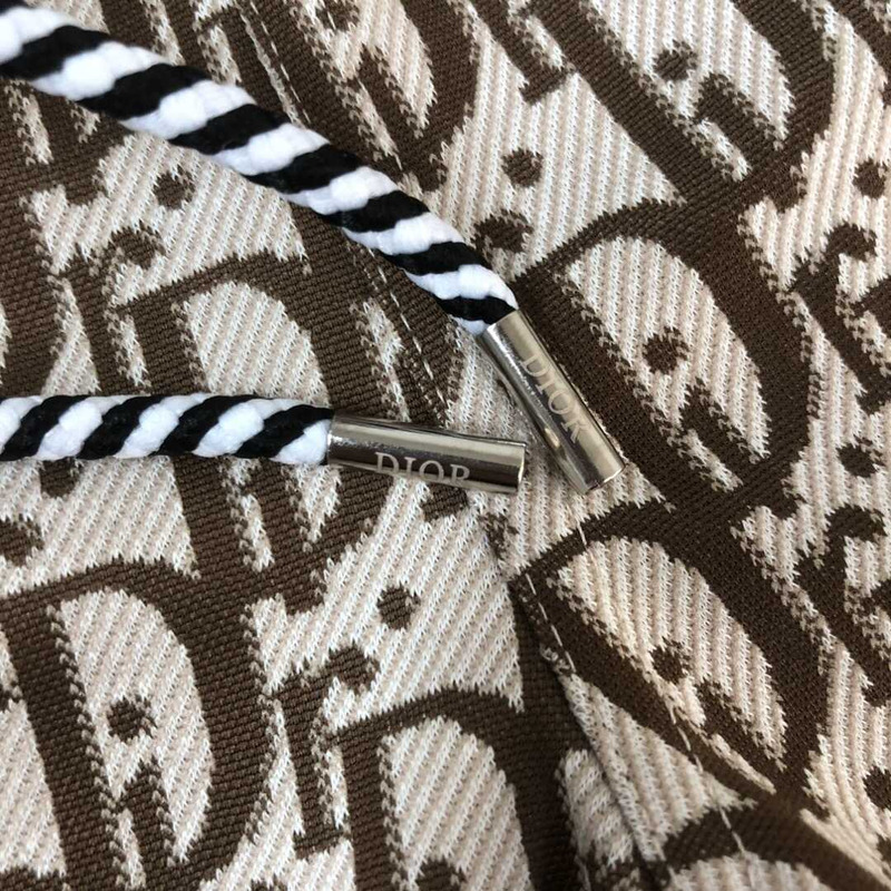 D*or oblique cotton shorts brown