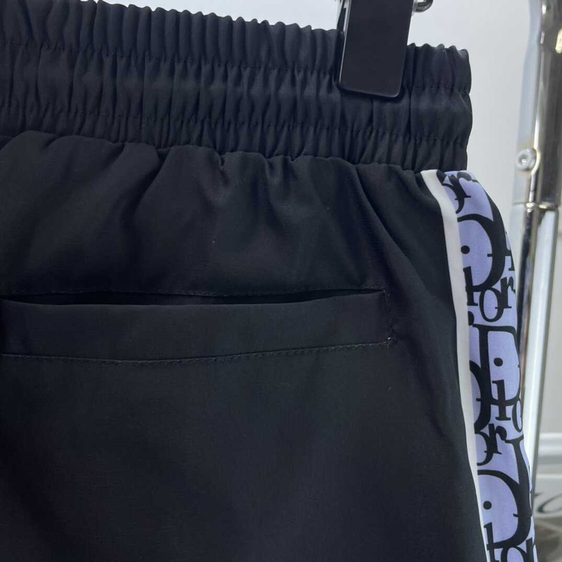 D*or logo printed oblique short in black