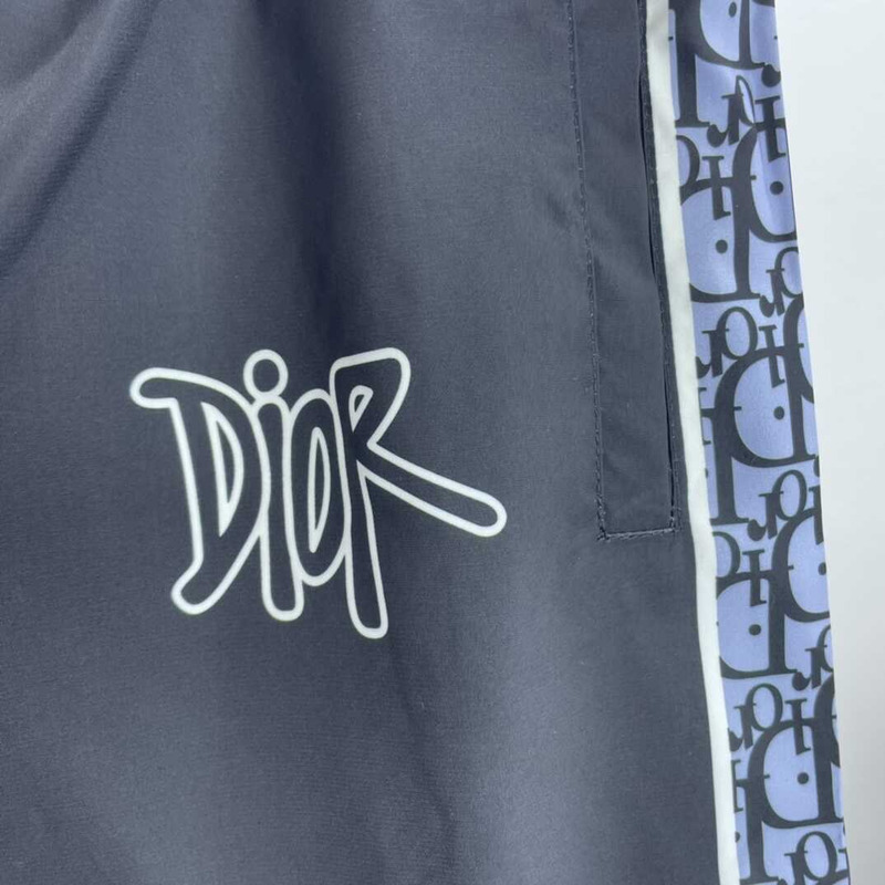 D*or logo printed oblique short in black