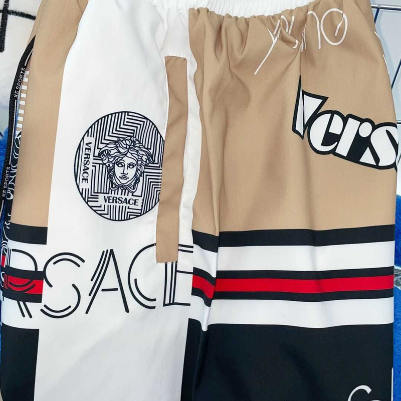 Versace Logo Printed Short in Muticolor