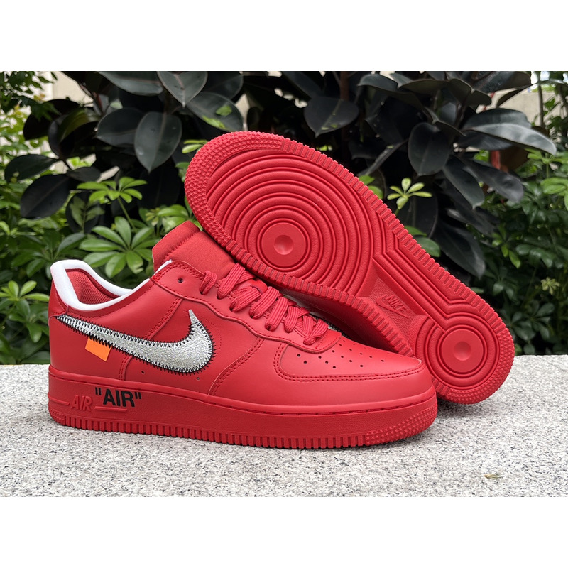 OFF-WHITE x Nike Air Force 1 Red