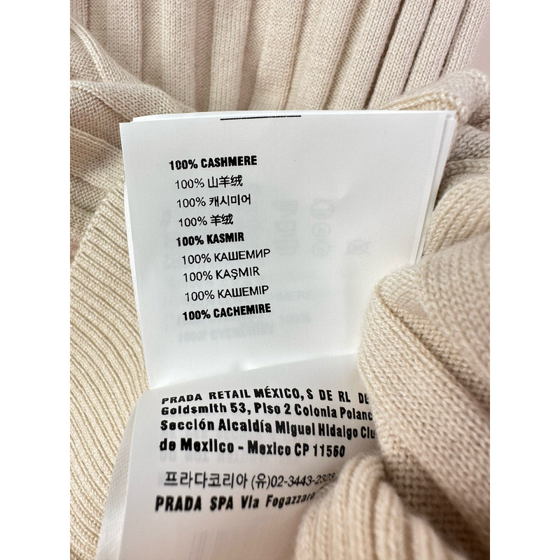 Miu Miu cashmere Polo Beige