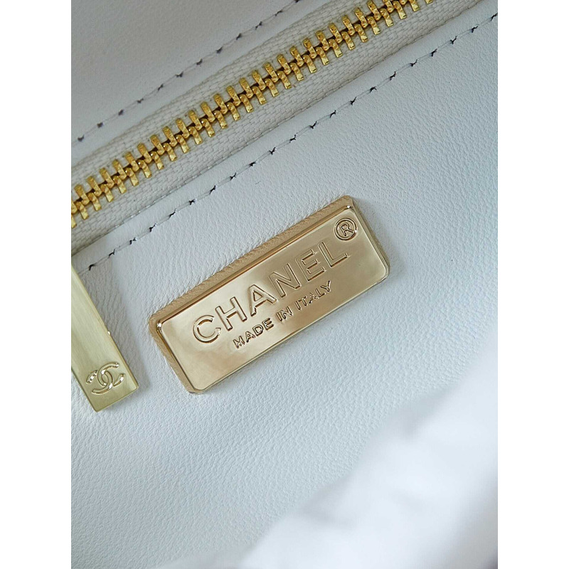 Ch*el small envelope bag sequins and gold metal multicolor