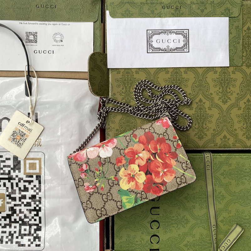 g*u*i brown canvas S*per mini gg S*p*e blooms dionysus crossbody bag