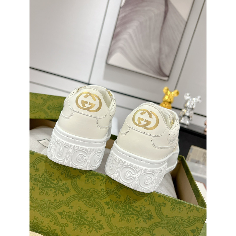 g*u*ig*u*i gg S*p*e panelled sneakers white