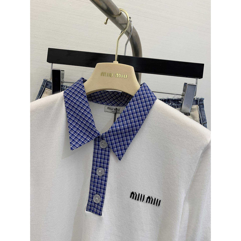 Miu Miu Polo Shirt White