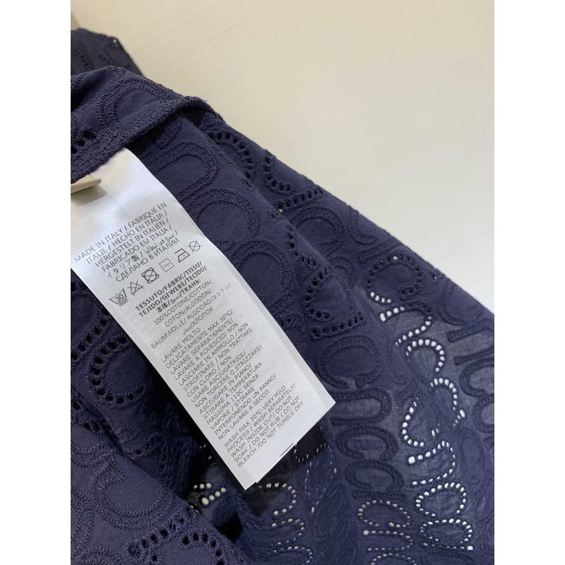 G*u*i cotton lace polo dress blue