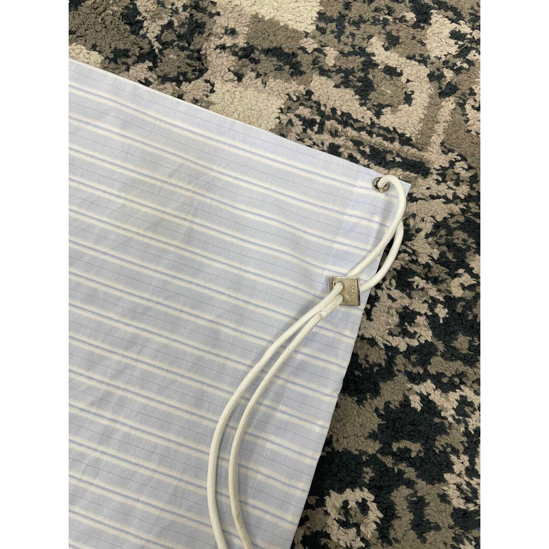 D*or striped half-zip shirt blue