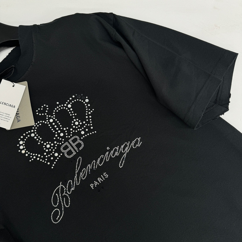 Ba*len*cia*ga bb motel t-shirt medium fit in vintage jersey black