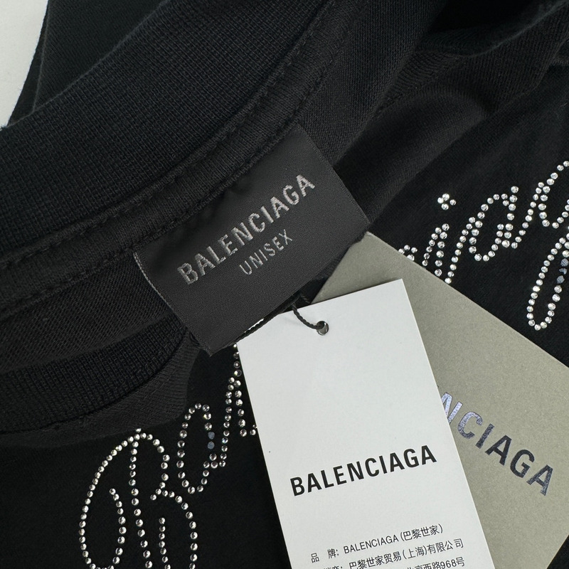 Ba*len*cia*ga bb motel t-shirt medium fit in vintage jersey black