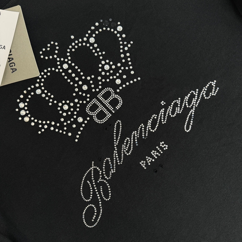 Ba*len*cia*ga bb motel t-shirt medium fit in vintage jersey black
