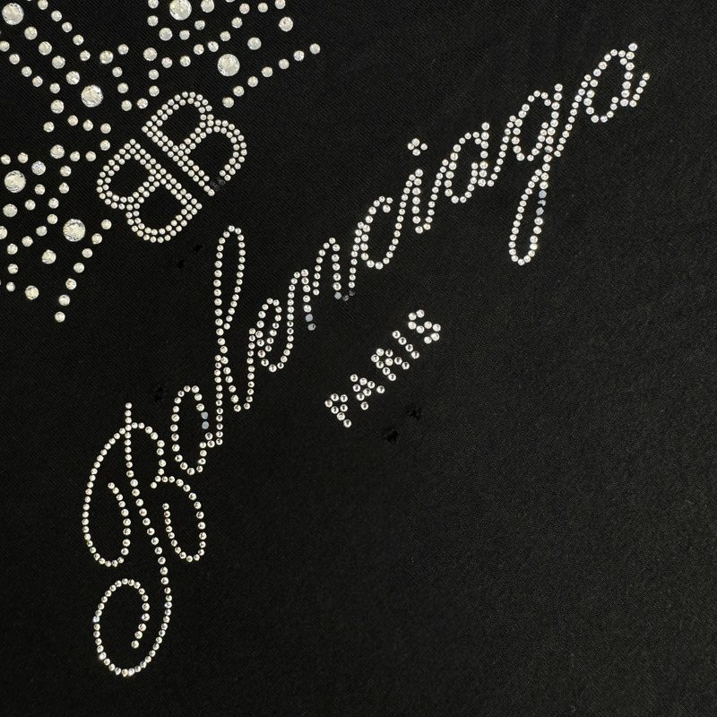 Ba*len*cia*ga bb motel t-shirt medium fit in vintage jersey black