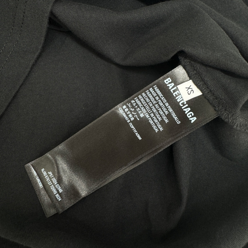 Ba*len*cia*ga bb motel t-shirt medium fit in vintage jersey black