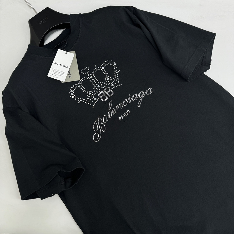 Ba*len*cia*ga bb motel t-shirt medium fit in vintage jersey black
