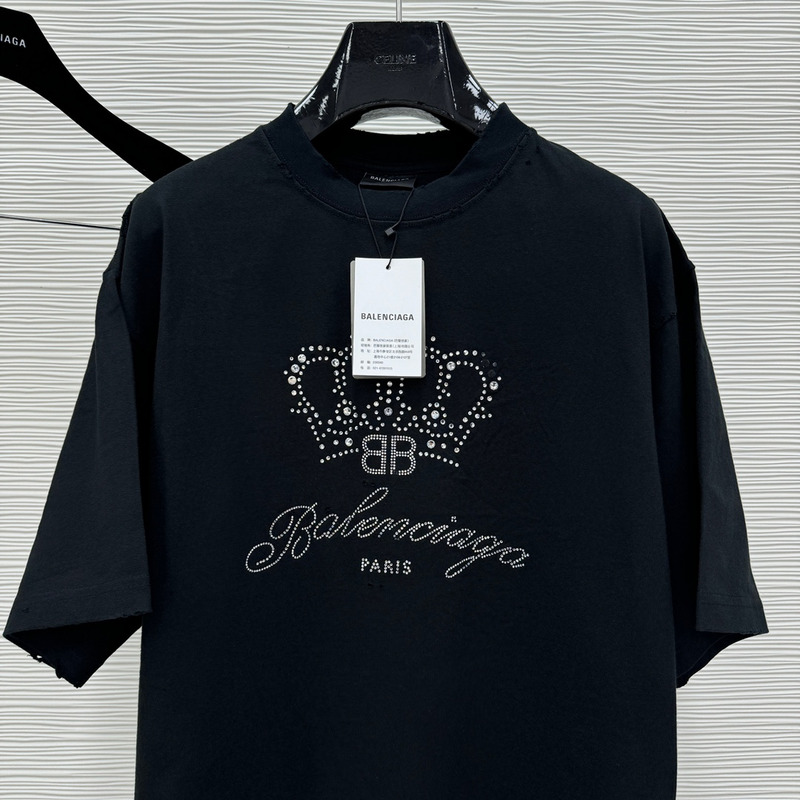 Ba*len*cia*ga bb motel t-shirt medium fit in vintage jersey black