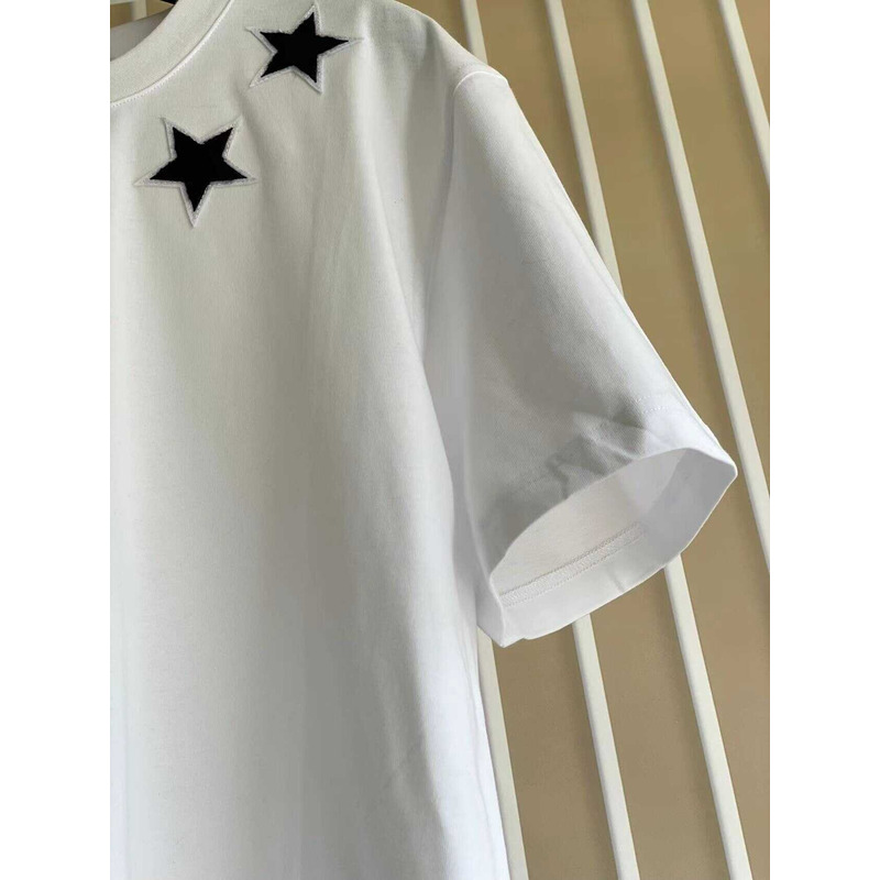 Givenchy Stars Embroidered T-Shirt White