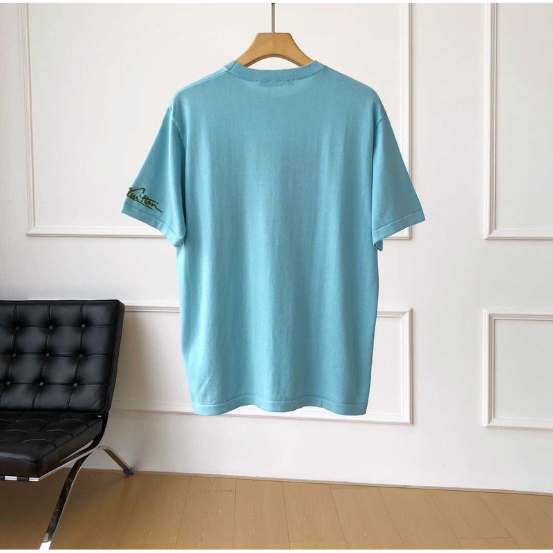 l**is V*t*n cotton t-shirt blue