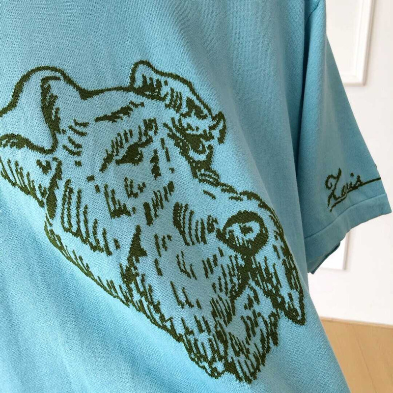 l**is V*t*n cotton t-shirt blue