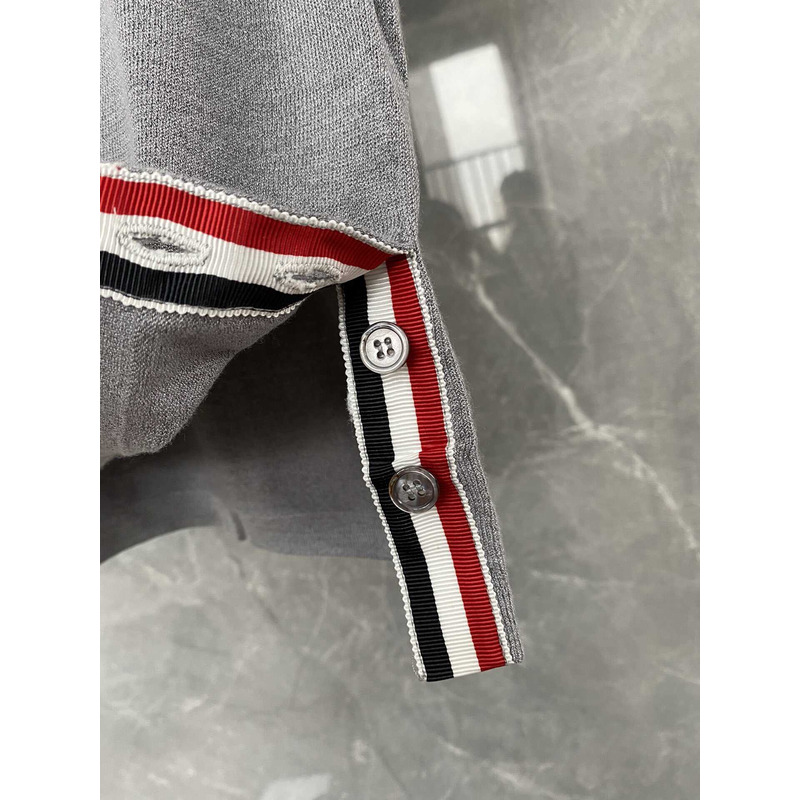 Thom Browne Crewneck T-Shirt Grey