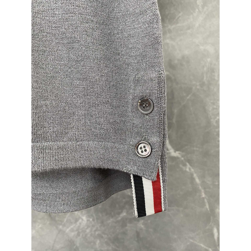 Thom Browne Crewneck T-Shirt Grey
