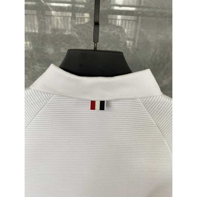 Thom Browne Cotton Polo Shirt White