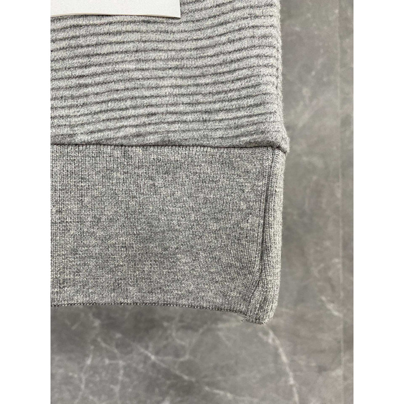Thom Browne Cotton Polo Shirt Grey