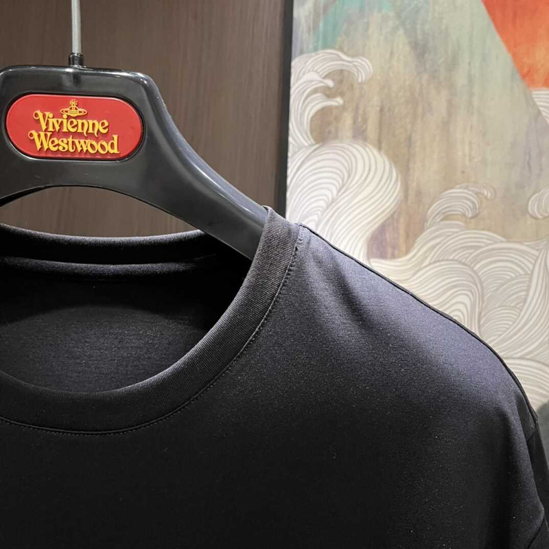 G*u*i logo embroidered cotton t-shirt black