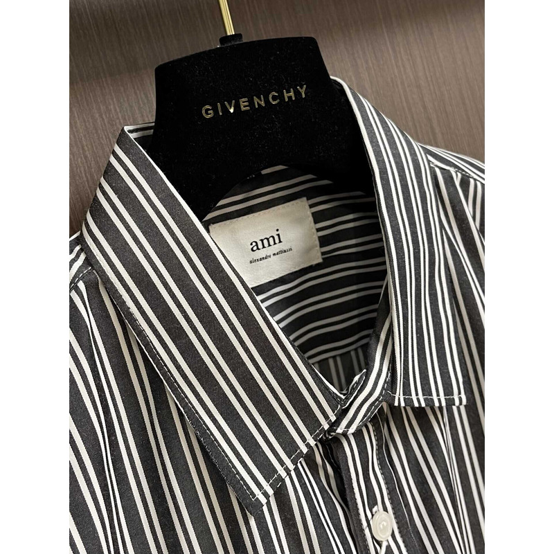 Ami Paris Stripe Shirt White&Black