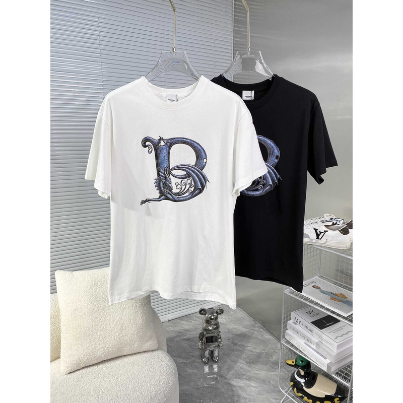 B**rry logo embroidered t-shirt white