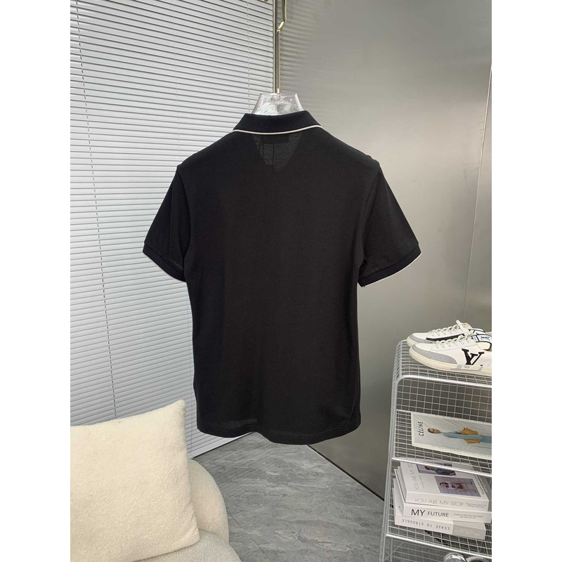 F**di logo printed cotton t-shirt black