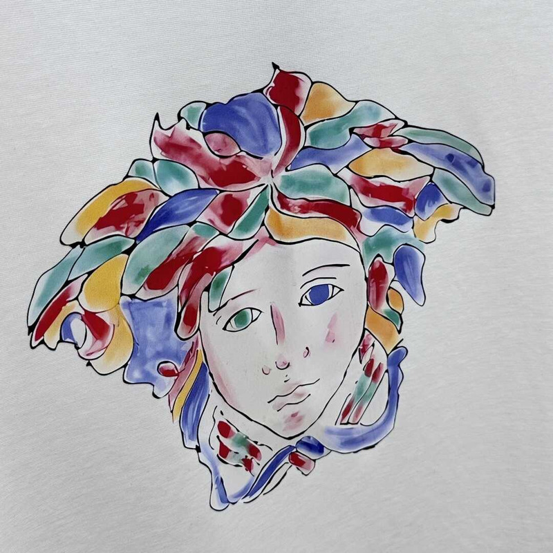 Versace Medusa Logo Cotton T-Shirt White