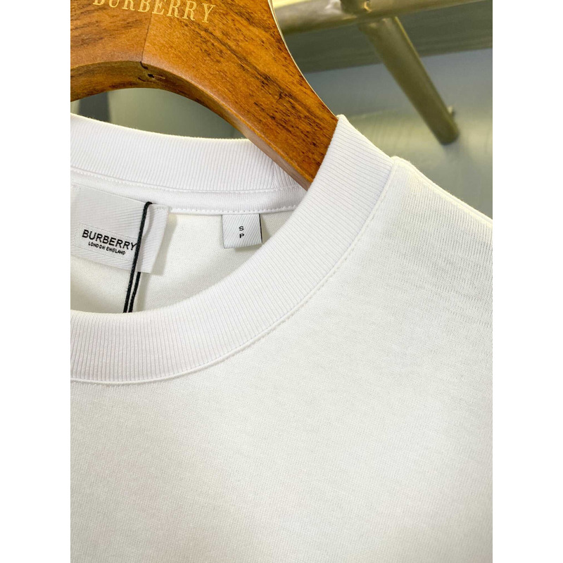 B**rry check pocket cotton t-shirt white