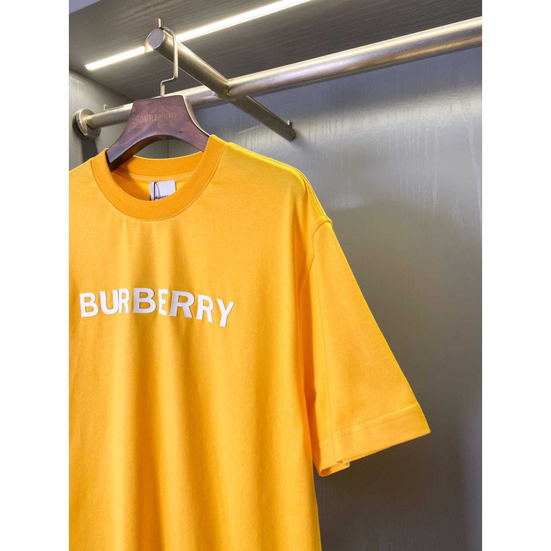 B**rry logo cotton t-shirt yellow