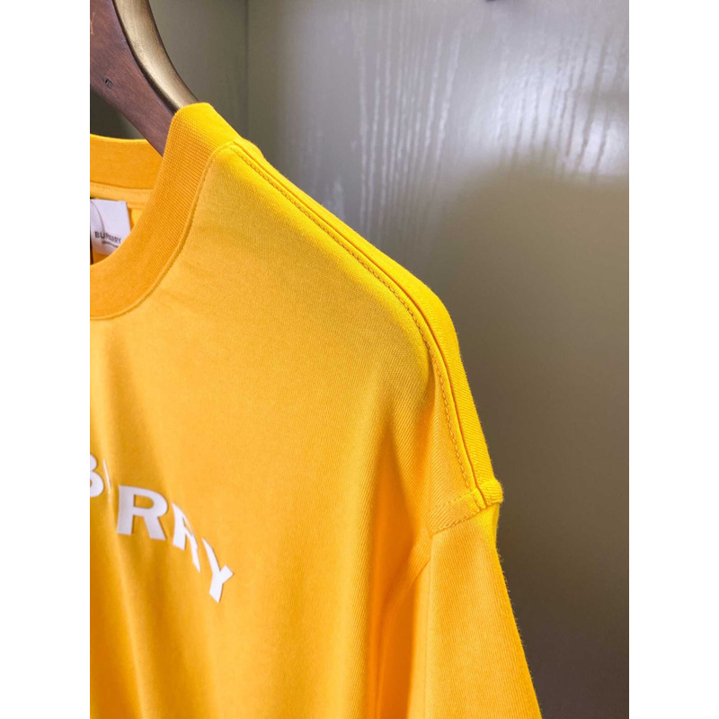 B**rry logo cotton t-shirt yellow