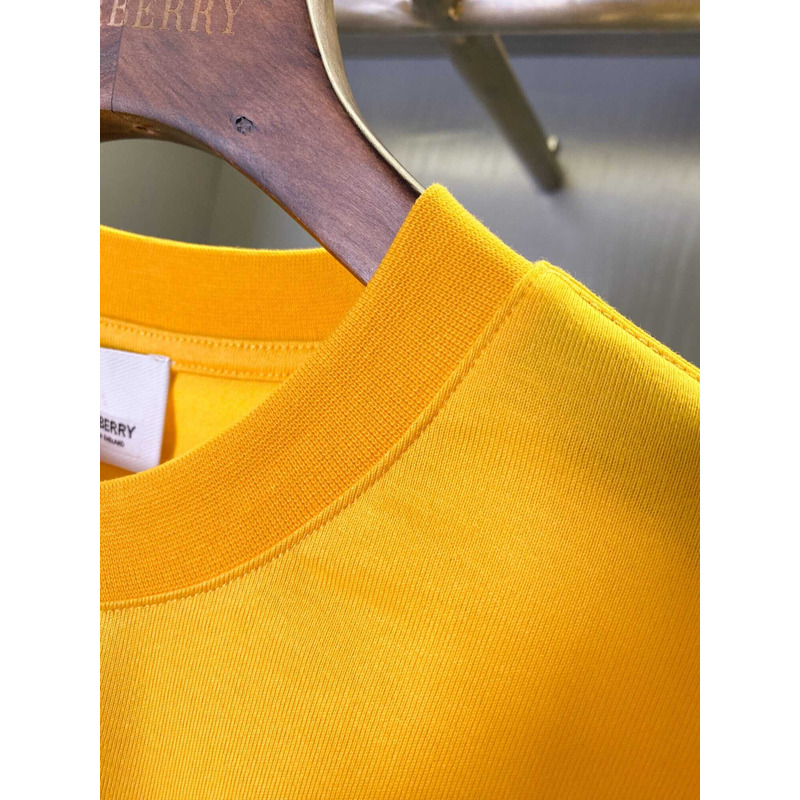 B**rry logo cotton t-shirt yellow