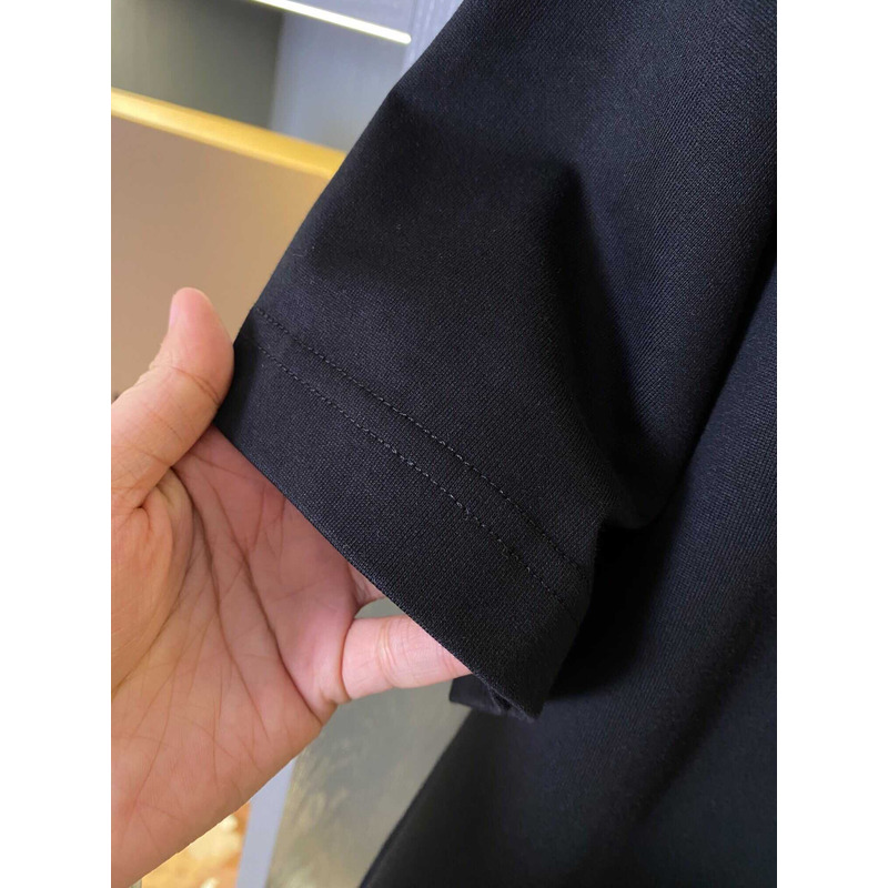 B**rry logo cotton t-shirt black