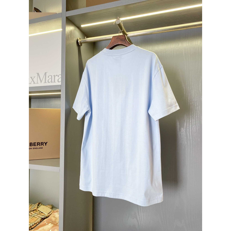 B**rry logo cotton t-shirt blue