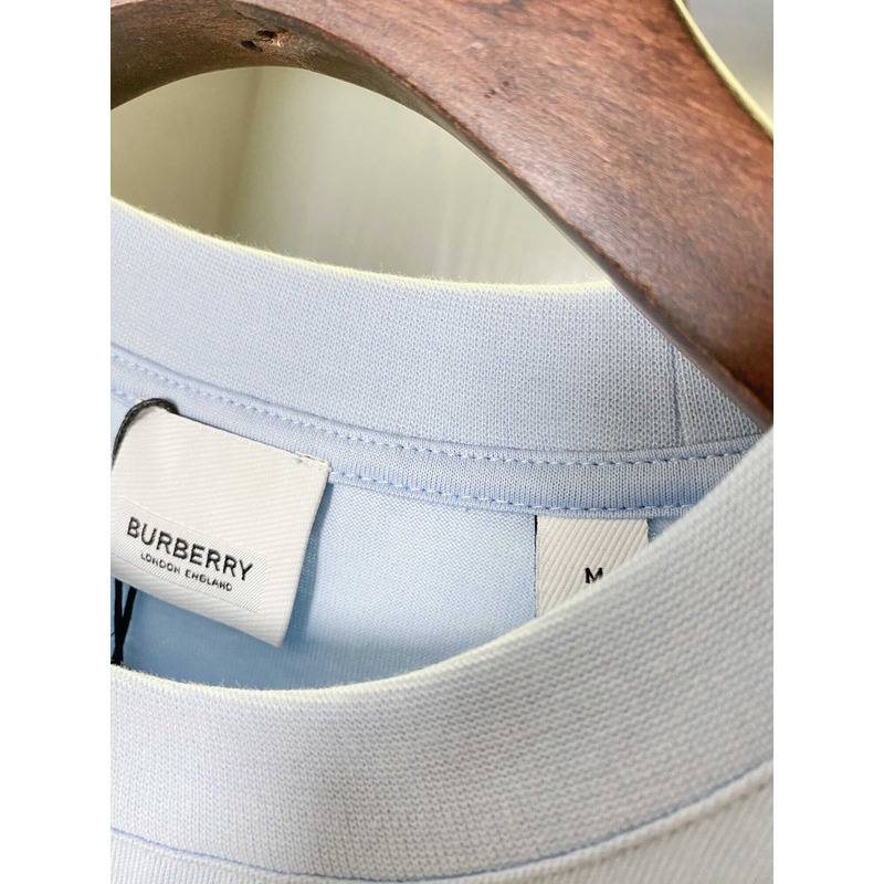 B**rry logo cotton t-shirt blue