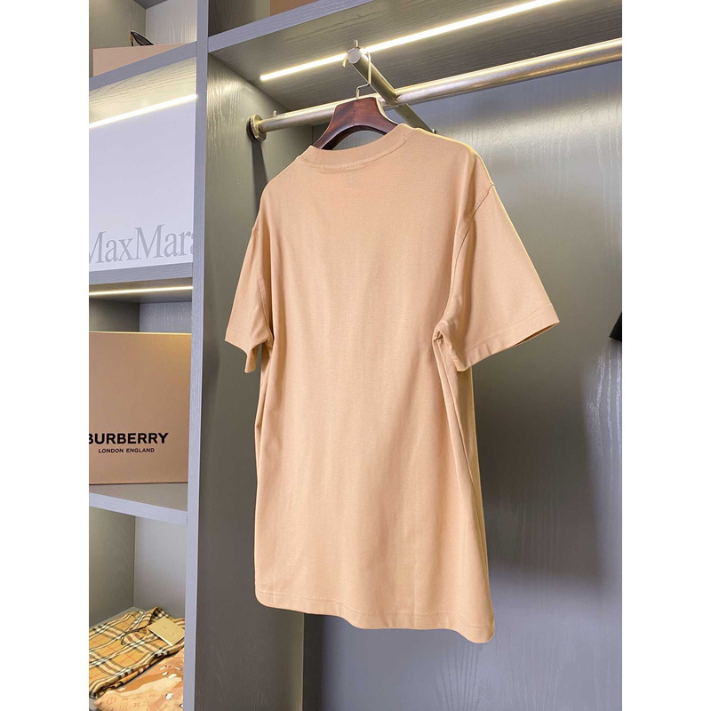 B**rry logo cotton t-shirt camel