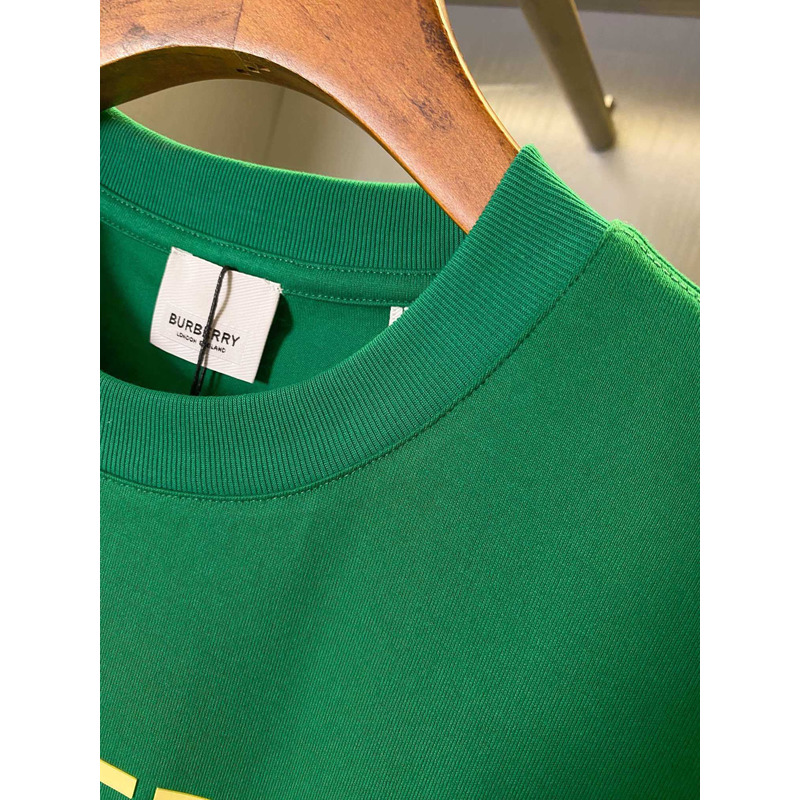 B**rry logo cotton t-shirt green