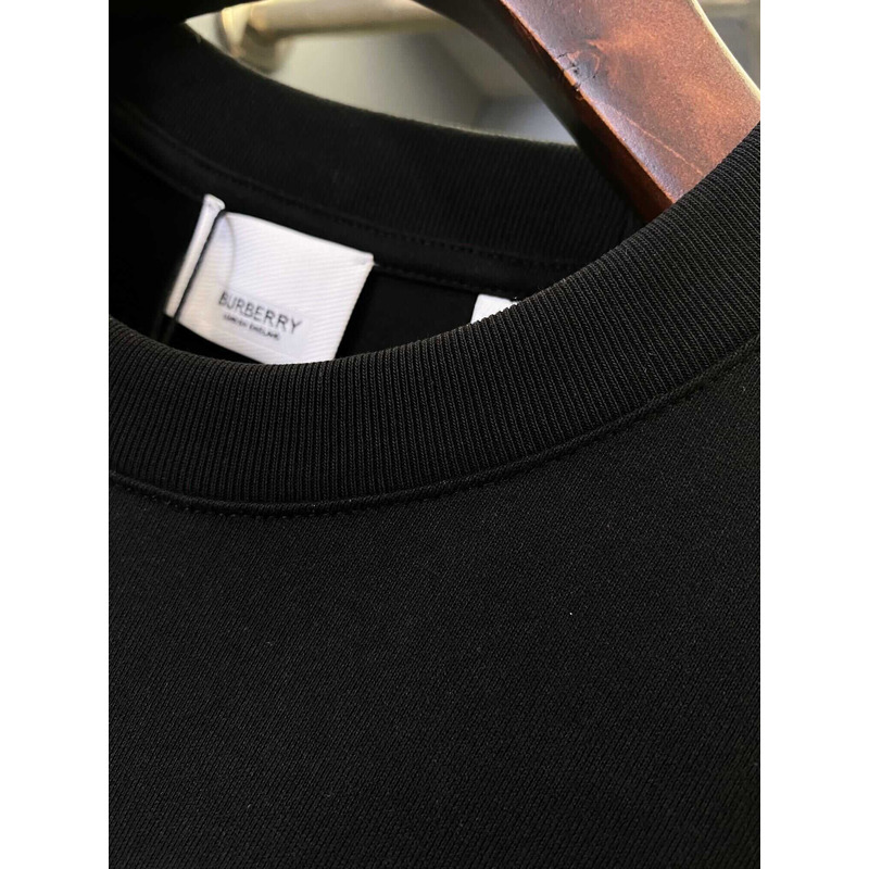 B**rry logo printed cotton t-shirt black&white