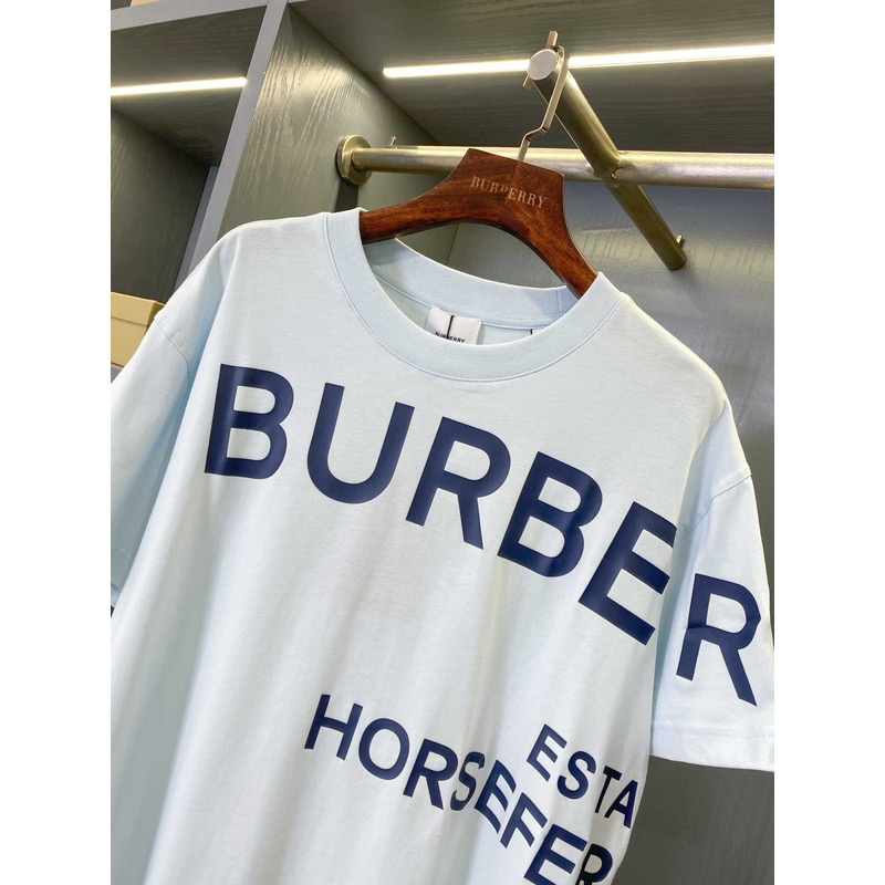 B**rry logo printed cotton t-shirt grey